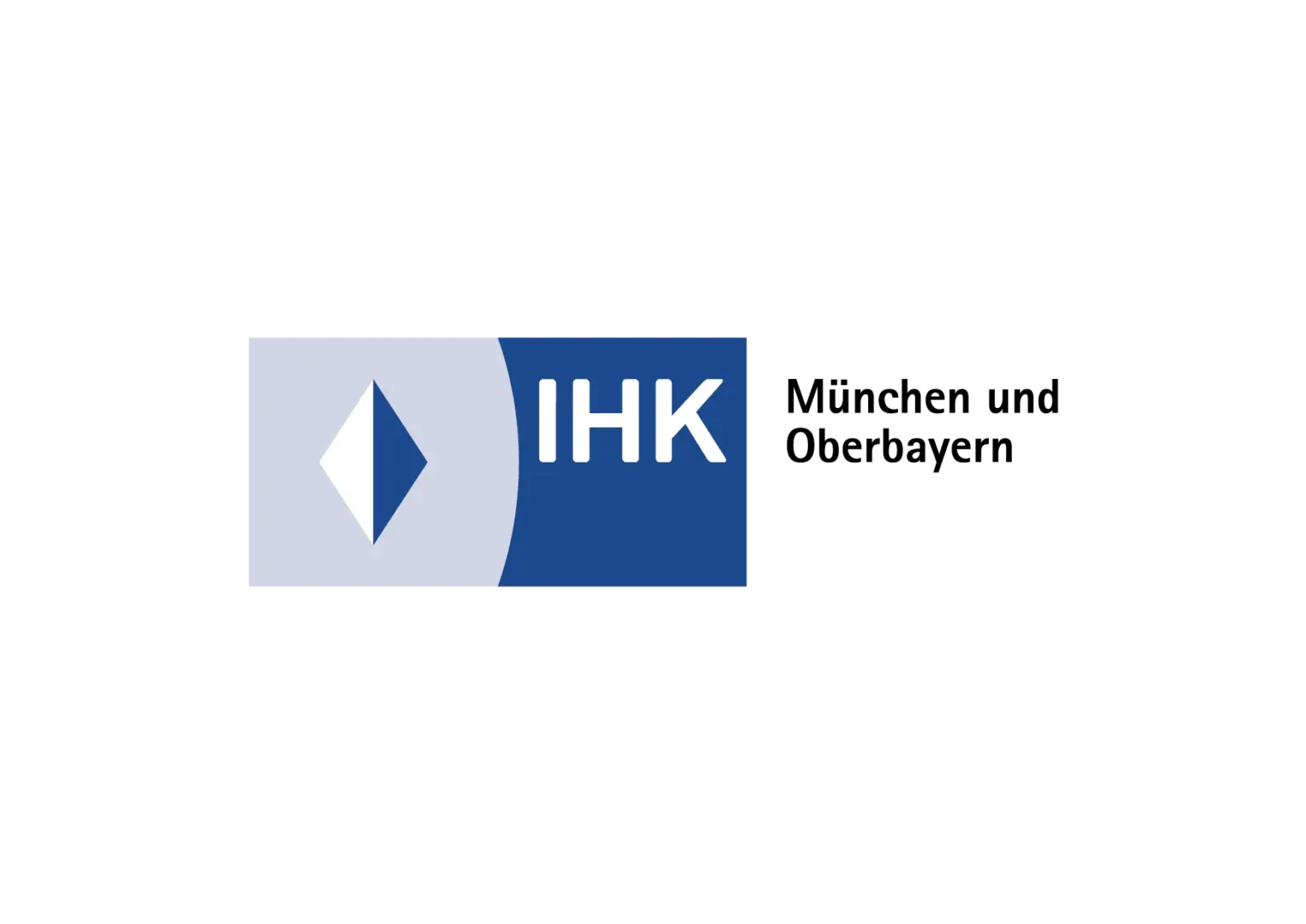 IHK transparent schwarze Schrift
